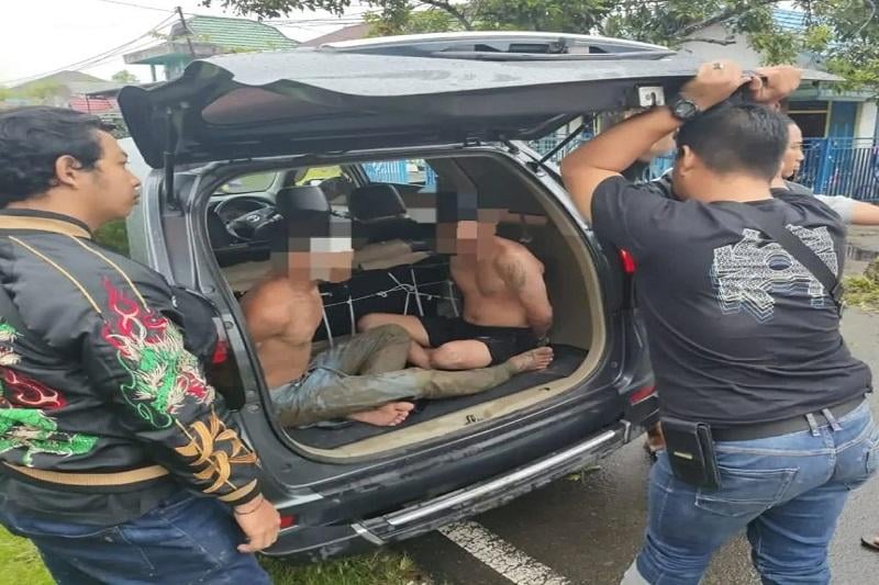 Penangkapan Pelaku Pengeroyokan Di Barsel