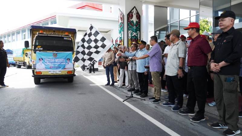 Pemprov Kalteng Salurkan 1.420 Ton Beras Untuk Pasar Murah