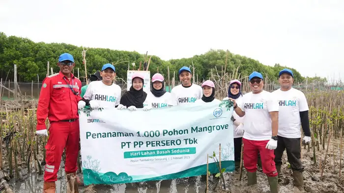 Ptpp Hijaukan Pesisir Tambakrejo Dengan 1.000 Mangrove