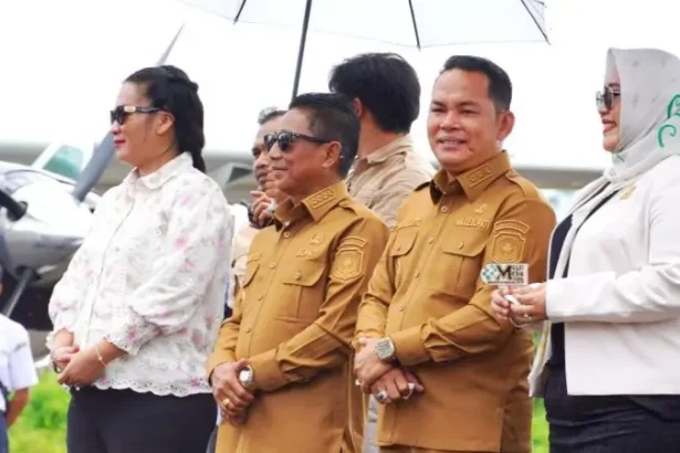 Penyambutan Bupati Mura
