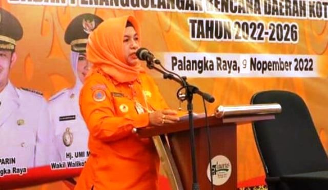 Kepala BPBD Kota Palangka Raya Emi Abriyani