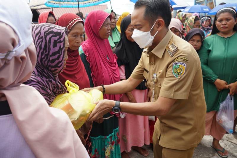bansos pemko palangka raya untuk korban banjir