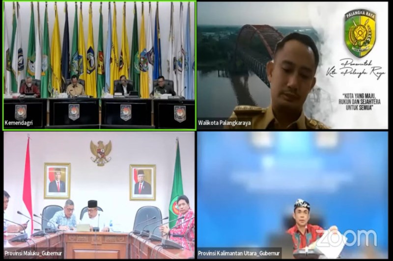 Mendagri Soroti Inflasi di Kota Palangka Raya dan Maluku