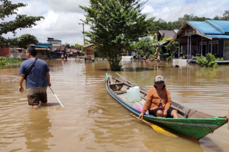 cuaca ekstrem bencana banjir pulang pisau