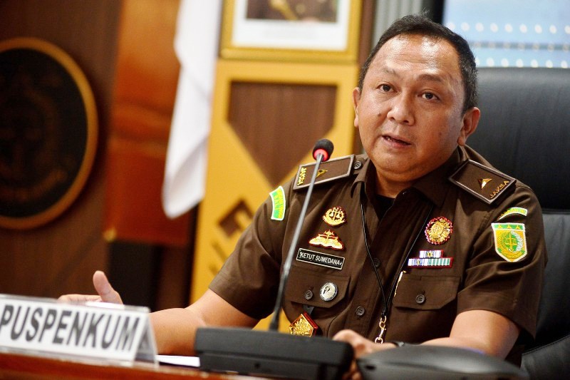 Kapuspenkum Kejagung, Ketut Sumedana 25 jaksa diamankan