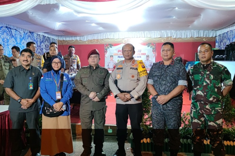 pemantauan malam pergantian tahun forkopimda kalteng