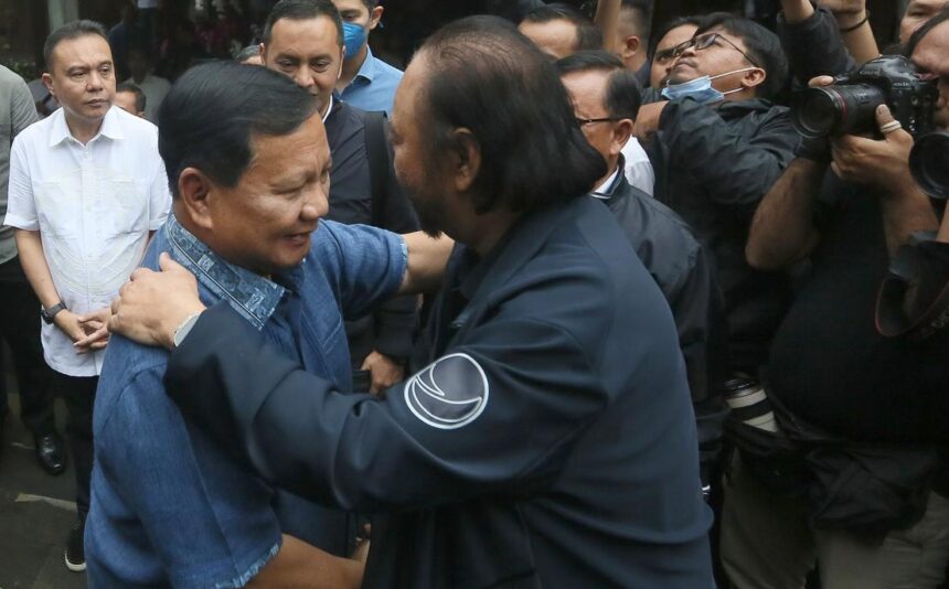pertemuan prabowo subianto dan surya paloh