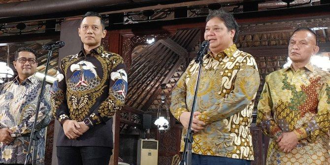 Ini Hasil Kesepakatan Pertemuan Airlangga, Sby Dan Ahy Di Cikeas