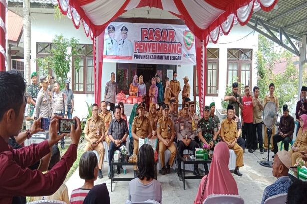 Pasar Penyeimbang Di Kapuas Forkopimda Wiyatno
