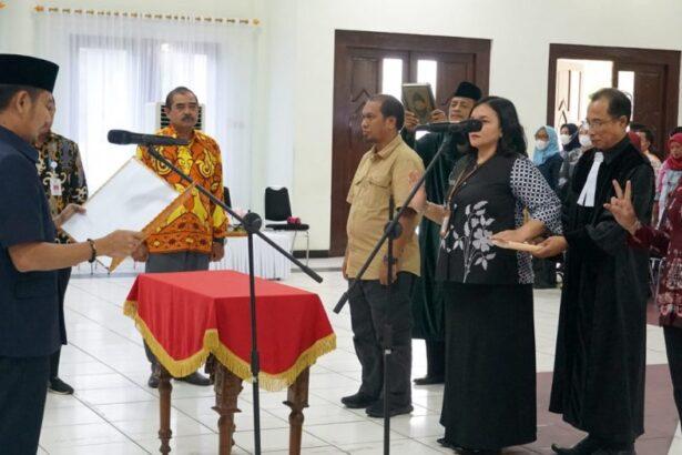 Pelantikan 95 Pejabat Pemko