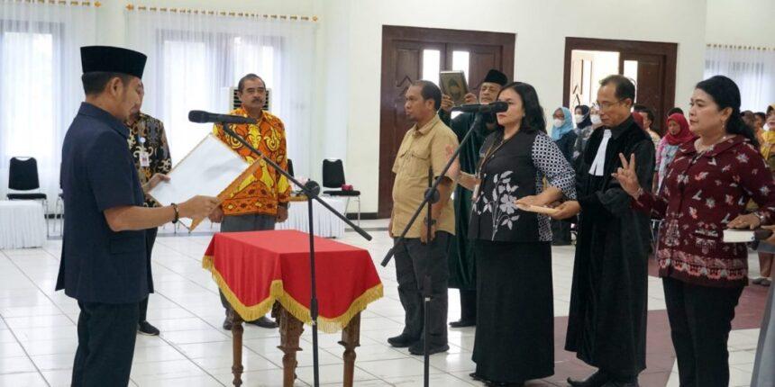 Pelantikan 95 Pejabat Pemko