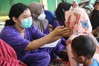 Pemeriksaan Kesehatan Korban Banjir Palangka Raya