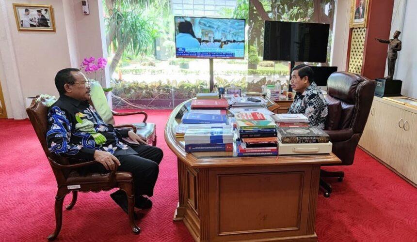 Sekda Kalteng Temui Sekjen Kemendagri