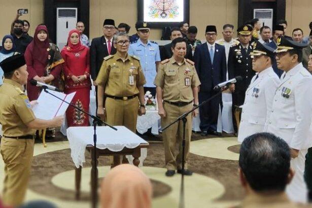 Pelantikan Pj Bupati Barsel Dan Pj Bupati Kobar