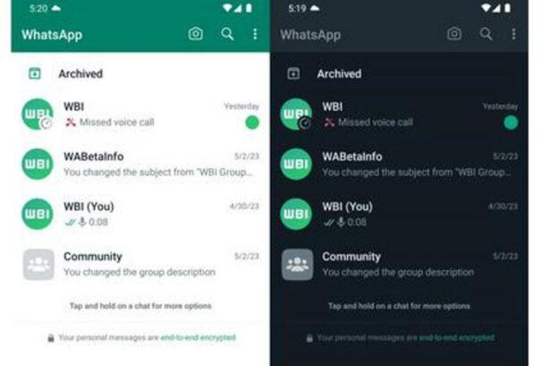 Tampilan Baru Whatsapp