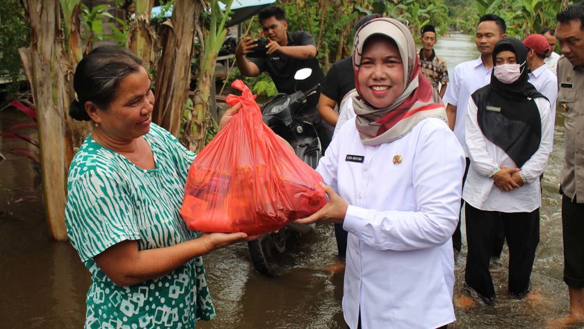 Bantuan Korban Banjir Barsel