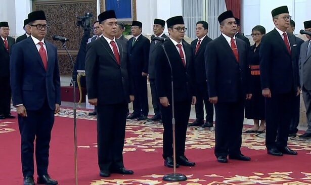 Pelantikan Pejabat Menteri Wamen Watimpres