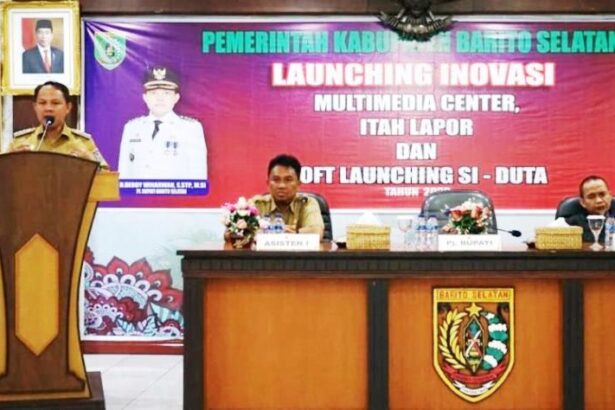 Pemkab Barsel Launching 3 Aplikasi