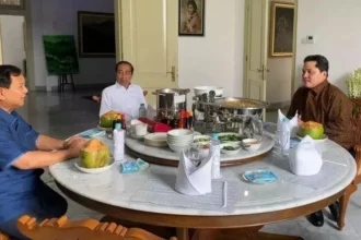 Pertemuan Jokowi Prabowo Dan Erick Thohir