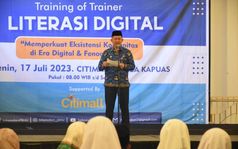 Sekda Kapuas Buka Tot Literasi Digital