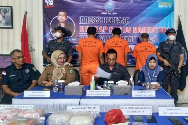 Bnnp Kalteng Tangkap Jaringan Narkoba Internasional