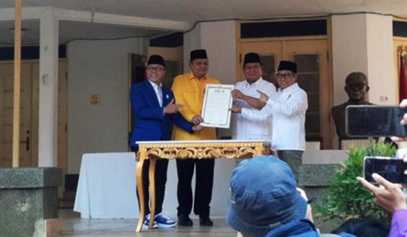 Deklarasi Koalisi Pan Gerindra Golkar Pkb