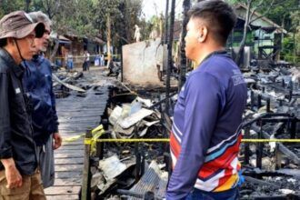 Kebakaran Di Kota Besi Hulu Sampit