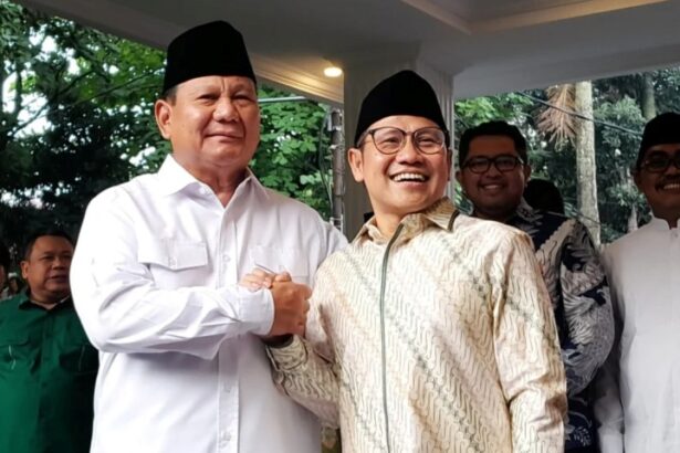 Ketum Gerindra Prabowo Subianto Dan Ketum Pkb Muhaimin Iskandar