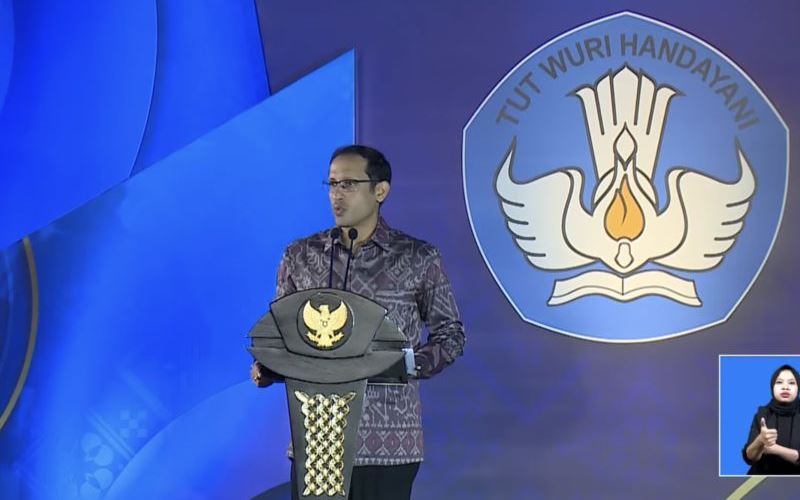 Mendikbudristek Nadiem Anwar Makarim