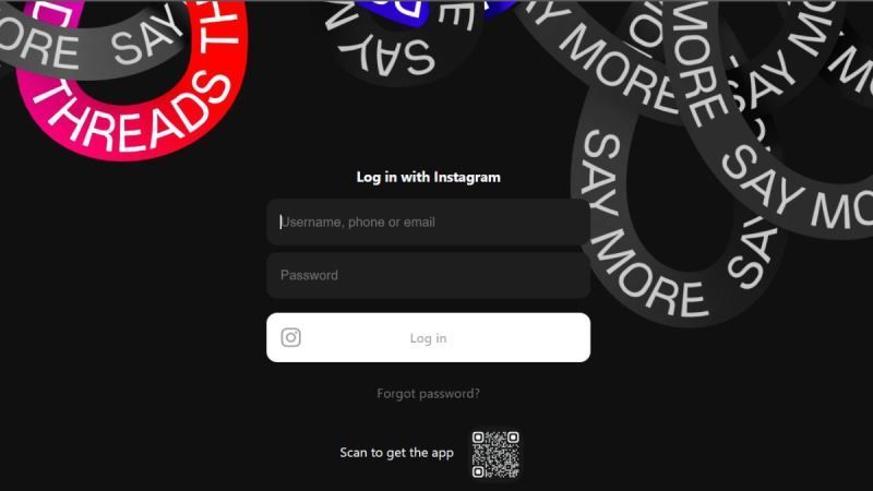 Meta Threads web
