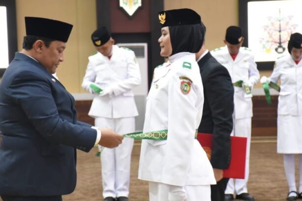 Pengukuhan Paskibra Provinsi Kalteng
