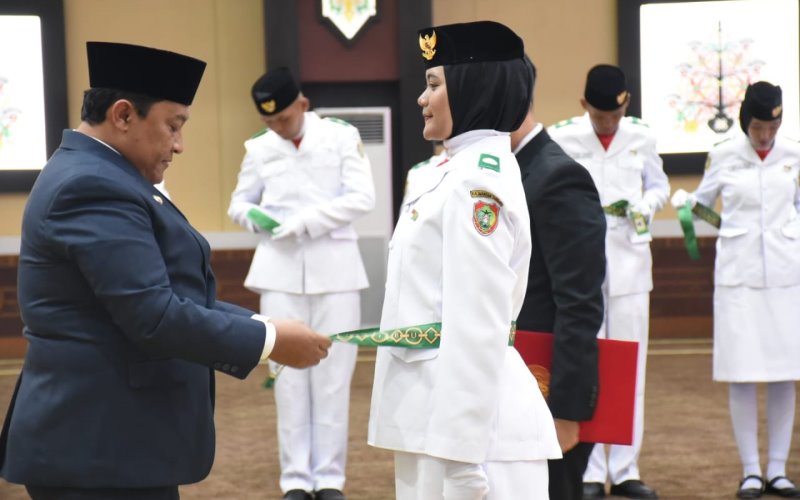 Pengukuhan Paskibra Provinsi Kalteng