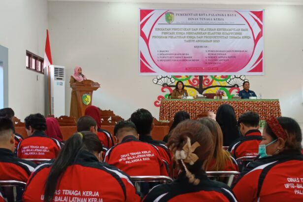 Peserta Pelatihan Disnaker Okk