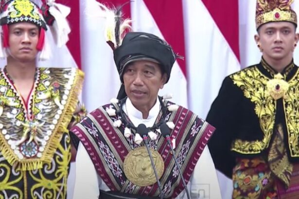 Presiden Joko Widodo Menyampaikan Pidato Kenegaraan 2023
