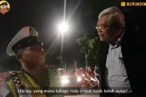 Viral Polantas Diceramahi