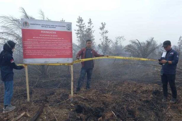 Lahan Perusahaan Disegel