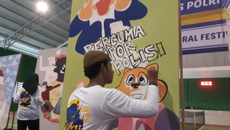 Mural Percuma Lapor Polisi