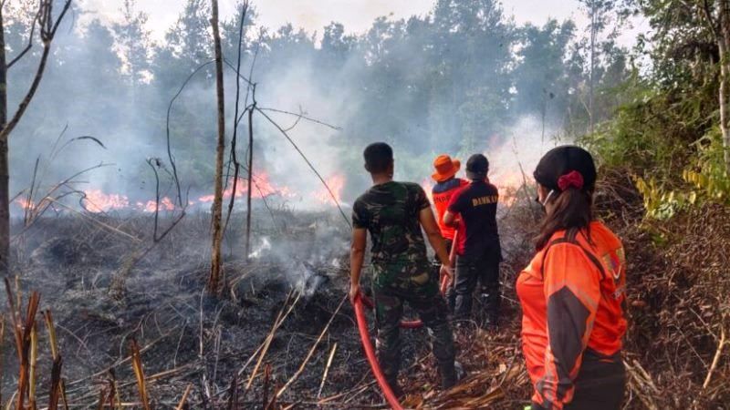 Pemadaman Karhutla Di Kalteng