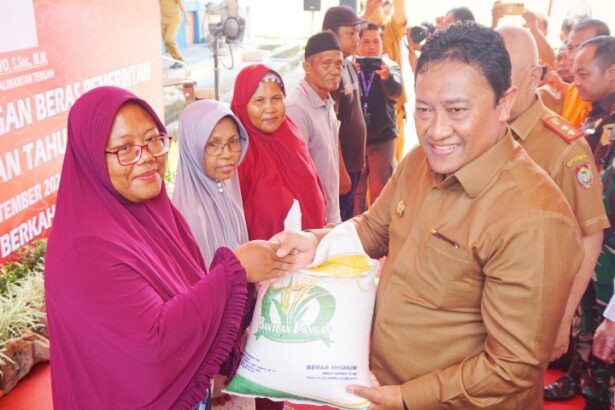 Penyaluran Bantuan Pangan Kalteng