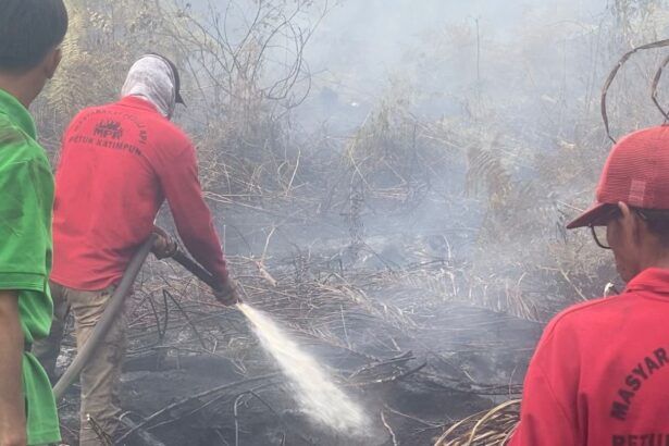 Petugas Bpbd Tangani Karhutla