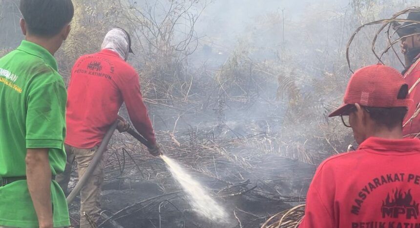 Petugas Bpbd Tangani Karhutla