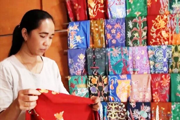 Benang Bintik Batik Khas Kalteng