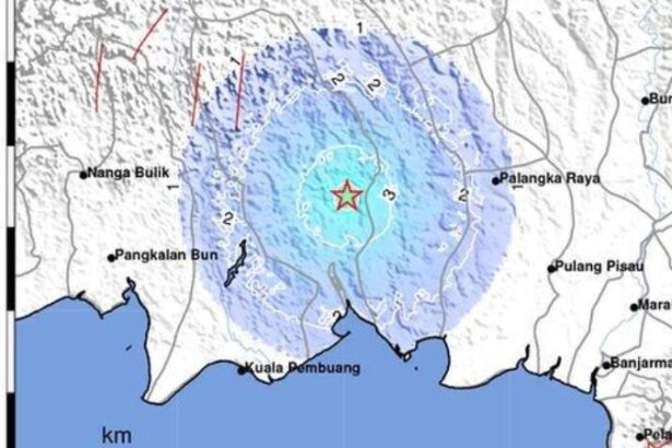 Gempa Sampit Kotawaringin Timur Kalimantan Tengah