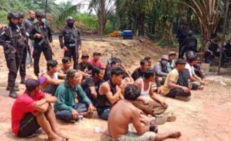 Rusuh Pt Hmbp 20 Warga Bangkal Ditahan