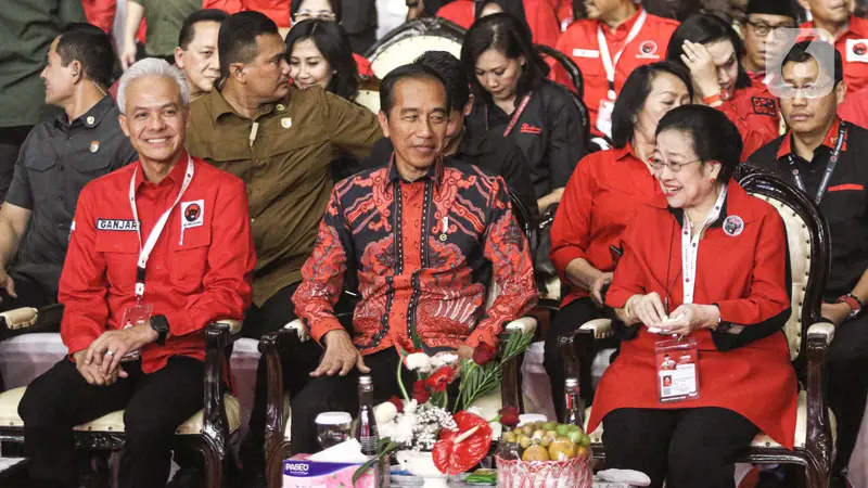 Jokowi Hadiri Rakernas Pdip