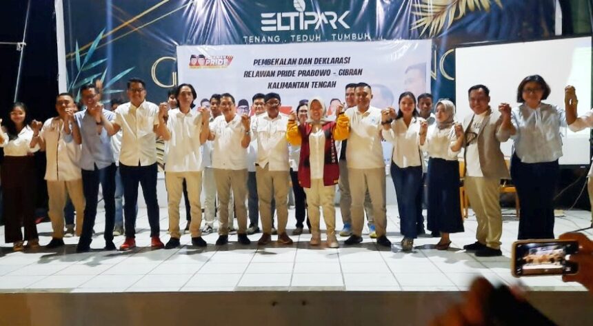 Relawan Pride Kalteng Prabowo Gibran