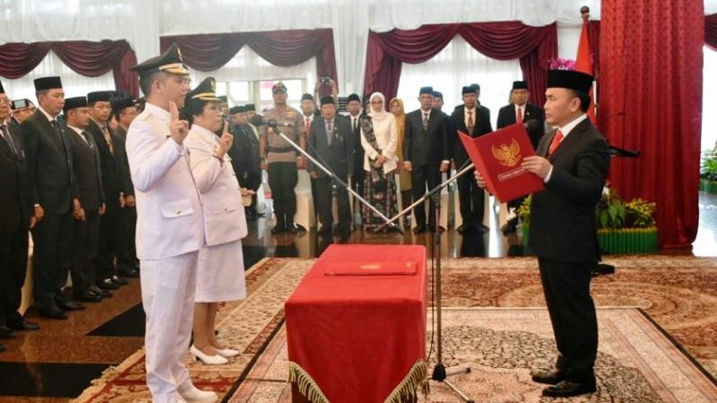 Pelantikan Bupati Dan Wakil Bupati Gunung Mas