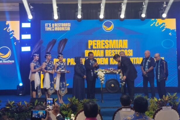 Peresmian Rumah Restorasi Nasdem Kalteng