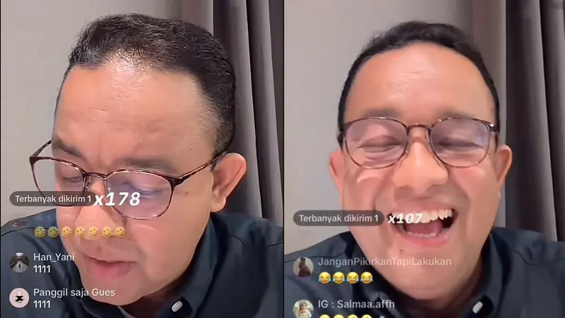 Anies Baswedan Live Tiktok