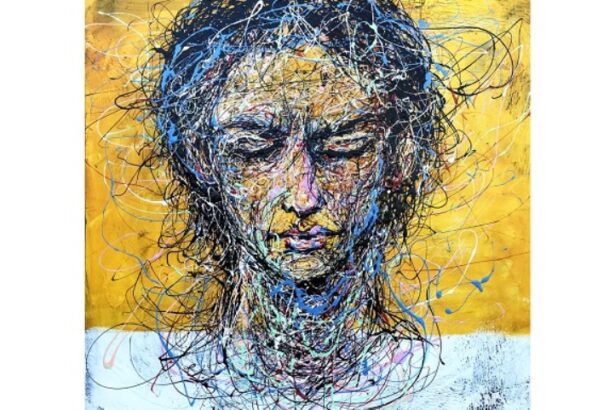 Pria Besar Bertato Mawar